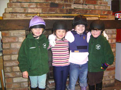 Donkey Riders at Dunton Stables