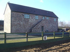 Dunton Stables horse holidays accommodation block